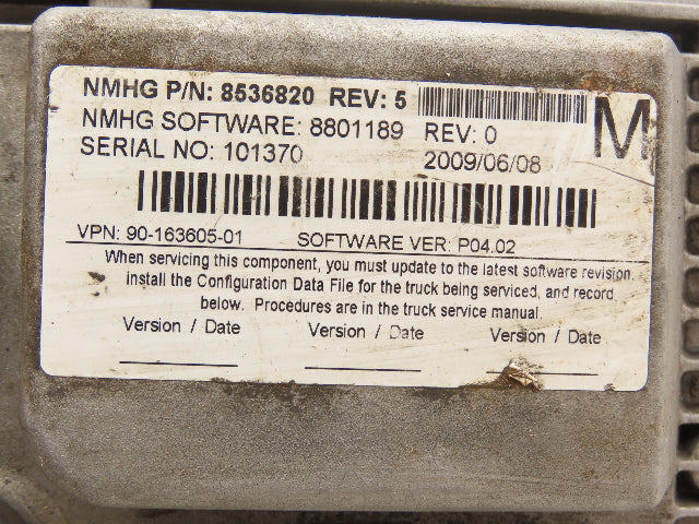 Yale 8536820 Forklift Control Module Rev 0 Off ERC060VGN36TE085