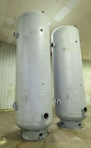 3000 Gallon Vertical Compressed Air Receiver Tank 137psi 66"x 18' 2"H