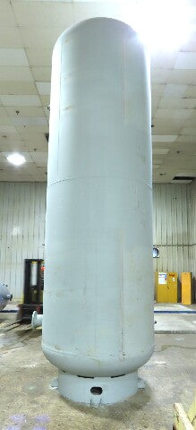 3000 Gallon Vertical Compressed Air Receiver Tank 137psi 66"x 18' 2"H