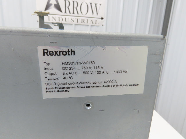 Rexroth HMS01.1N-W0150-A-07-NNNN IndraDrive M Modular Inverter Drive Unit