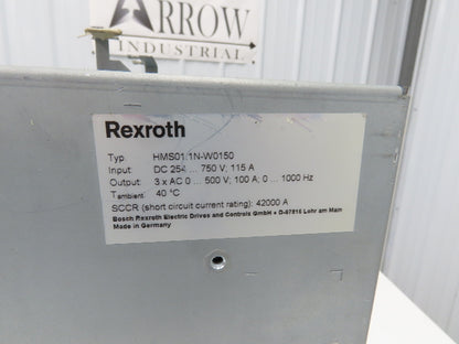 Rexroth HMS01.1N-W0150-A-07-NNNN IndraDrive M Modular Inverter Drive Unit