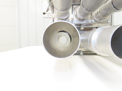 AEC ACS 6-Port Distribution Take-Off Box Bulk Material Conveying Square Flange
