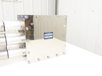 AEC ACS 6-Port Distribution Take-Off Box Bulk Material Conveying Square Flange