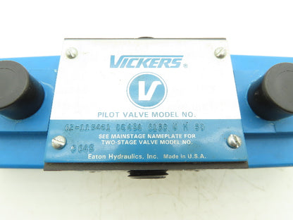 Vickers 02-119461 DG4S4-016C U H 60 Hydraulic Directional Control Valve 24VDC