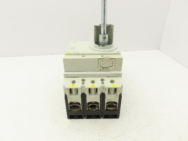 Moeller 3-630 Circuit Breaker w/Rotary Drive Adaptor 630A 690VAC 3 Pole