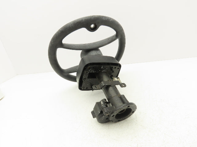 Yale Forklift Steering Wheel & Bracket Assembly Off ERC060VGN36TE085