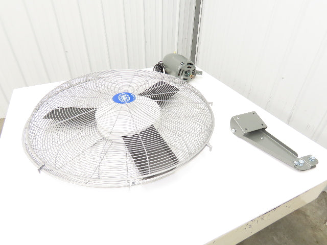 Global Industrial 607051 30" Oscillating Wall Fan 3-Speed 8775 CFM 1/3Hp 120V