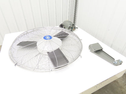 Global Industrial 607051 30" Oscillating Wall Fan 3-Speed 8775 CFM 1/3Hp 120V
