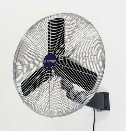 Global Industrial 607051 30" Oscillating Wall Fan 3-Speed 8775 CFM 1/3Hp 120V