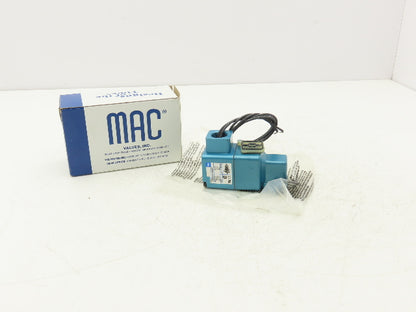 Mac 250B-111CA Solenoid Operated 3-Way Poppet Valve 25-150PSI 120VAC/24VDC