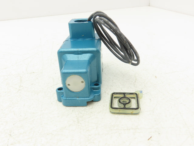 Mac 250B-111CA Solenoid Operated 3-Way Poppet Valve 25-150PSI 120VAC/24VDC