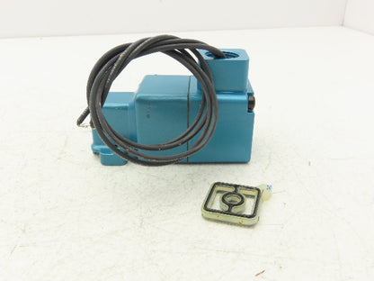 Mac 250B-111CA Solenoid Operated 3-Way Poppet Valve 25-150PSI 120VAC/24VDC