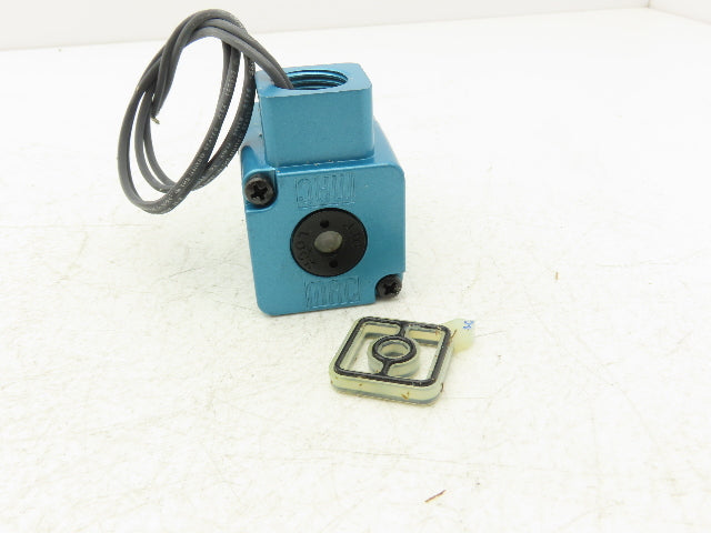 Mac 250B-111CA Solenoid Operated 3-Way Poppet Valve 25-150PSI 120VAC/24VDC