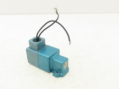 Mac 250B-111CA Solenoid Operated 3-Way Poppet Valve 25-150PSI 120VAC/24VDC