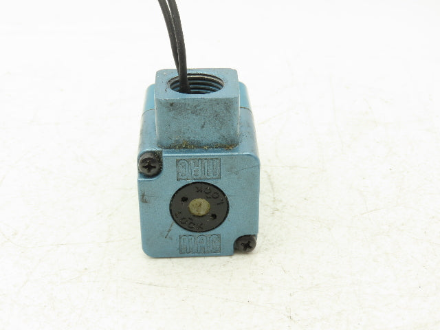 Mac 250B-111CA Solenoid Operated 3-Way Poppet Valve 25-150PSI 120VAC/24VDC