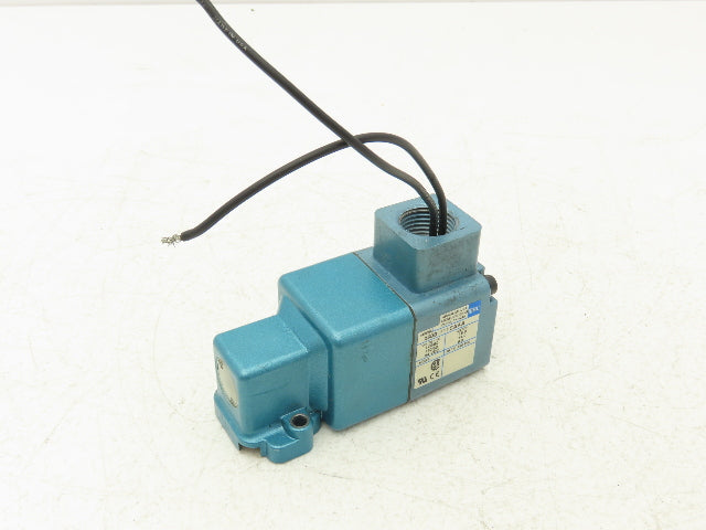 Mac 250B-111CA Solenoid Operated 3-Way Poppet Valve 25-150PSI 120VAC/24VDC