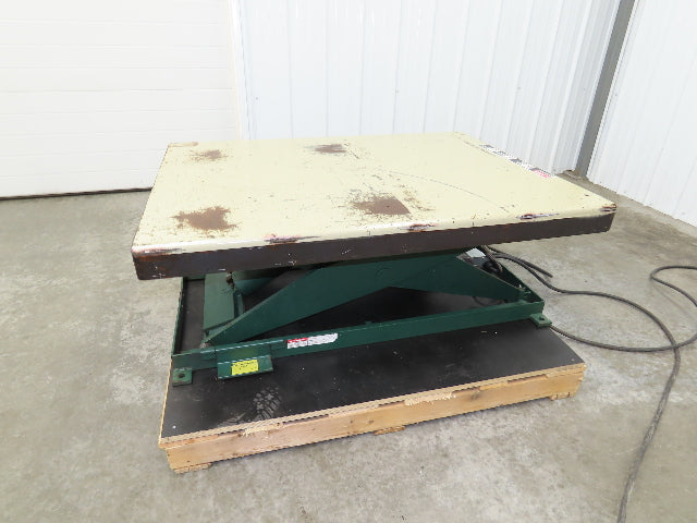 Southworth LS2-36 Hydraulic Scissor Lift Table 2000Lb 120V 36" Lift 48"x36" Top