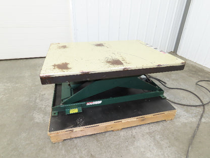 Southworth LS2-36 Hydraulic Scissor Lift Table 2000Lb 120V 36" Lift 48"x36" Top