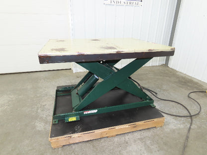 Southworth LS2-36 Hydraulic Scissor Lift Table 2000Lb 120V 36" Lift 48"x36" Top