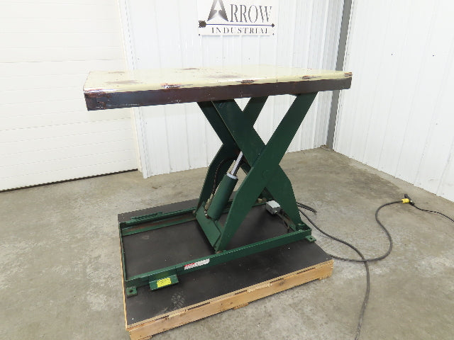 Southworth LS2-36 Hydraulic Scissor Lift Table 2000Lb 120V 36" Lift 48"x36" Top