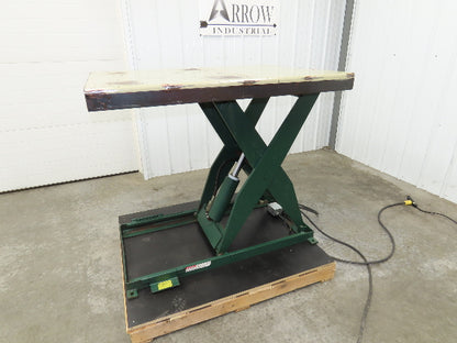 Southworth LS2-36 Hydraulic Scissor Lift Table 2000Lb 120V 36" Lift 48"x36" Top