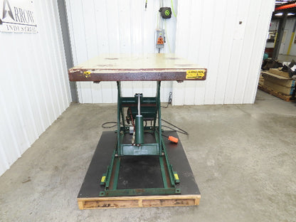Southworth LS2-36 Hydraulic Scissor Lift Table 2000Lb 120V 36" Lift 48"x36" Top