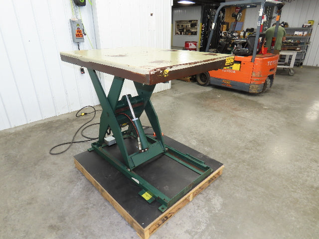Southworth LS2-36 Hydraulic Scissor Lift Table 2000Lb 120V 36" Lift 48"x36" Top