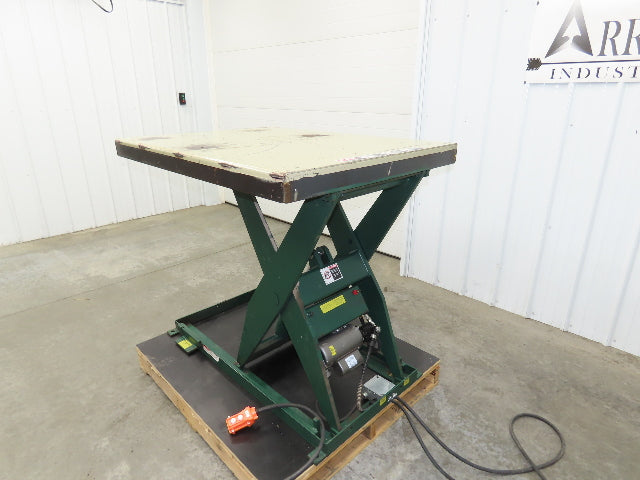 Southworth LS2-36 Hydraulic Scissor Lift Table 2000Lb 120V 36" Lift 48"x36" Top