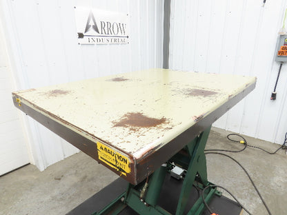 Southworth LS2-36 Hydraulic Scissor Lift Table 2000Lb 120V 36" Lift 48"x36" Top