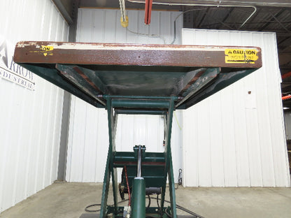Southworth LS2-36 Hydraulic Scissor Lift Table 2000Lb 120V 36" Lift 48"x36" Top
