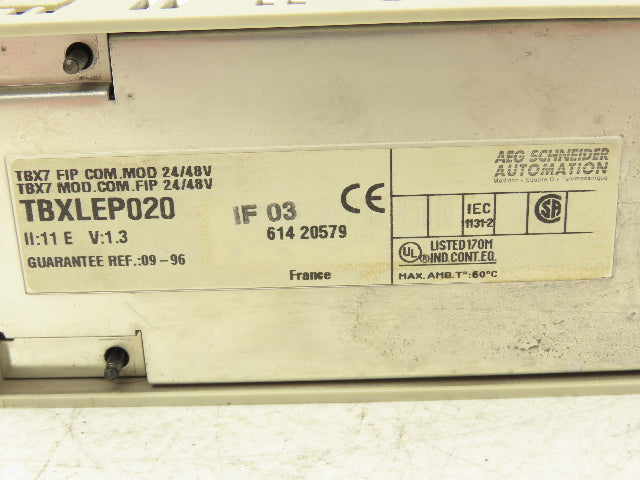 Schneider Electric TBX7 Telemecanique Communication Module FIP 24/48V V:1.3