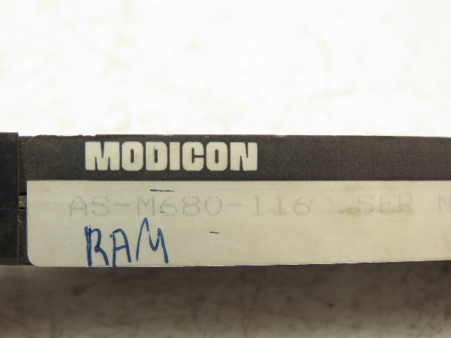 Modicon AS-M680-116 Module Memory Executive Cartridge Assembly 16K AMP 102585-3