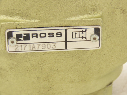 Ross 2171A7903 Pneumatic Inline-Mounted Solenoid Pilot Valve 1-1/4" NPT Ports