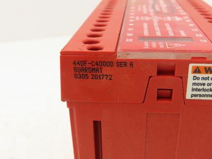 Allen Bradley 440F-C4000D Guardmaster MatGuard Monitored Safety Control Unit