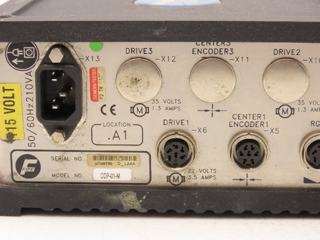 Fife Maxcess CDP-01-M Web Guide Tracking Controller Module Control Box 120V