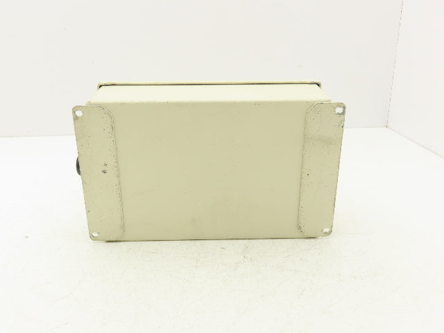 6-Pushbutton Control Station E-Stop On/Off Steel Enclosure Box 9-1/2"x 6-1/4"