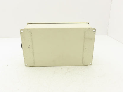 6-Pushbutton Control Station E-Stop On/Off Steel Enclosure Box 9-1/2"x 6-1/4"
