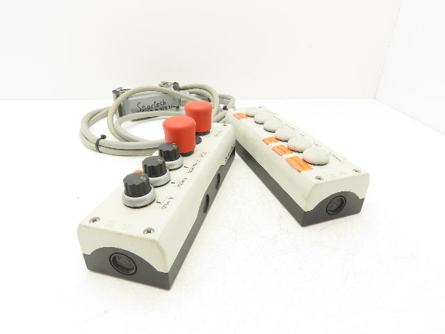 Moeller PC-GF20-FR 6-Station Pushbutton Control Switch Pendant  Lot of 2