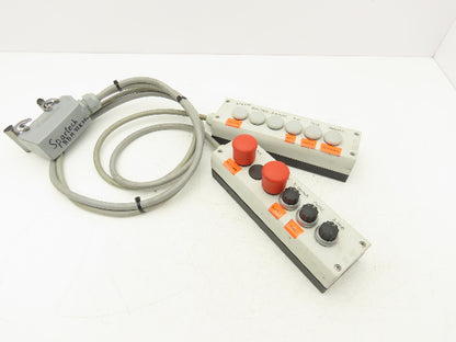 Moeller PC-GF20-FR 6-Station Pushbutton Control Switch Pendant  Lot of 2