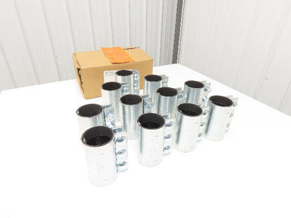 Morris 3-3C-OD 3" Pipe Compression Coupling 76.2mm 3-Bolt Black Gasket Lot of 11