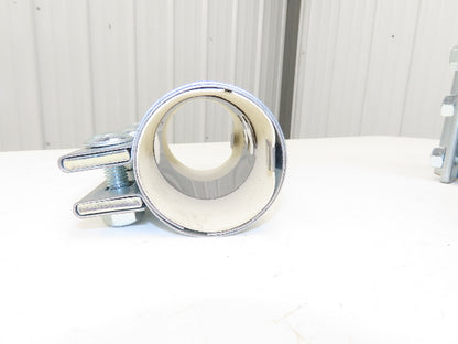 Morris 2-3/4-3C-OD 2.75" Pipe Compression Coupling 3-Bolt White Gasket Lot of 14