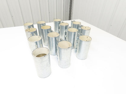 Morris 2-3/4-3C-OD 2.75" Pipe Compression Coupling 3-Bolt White Gasket Lot of 14