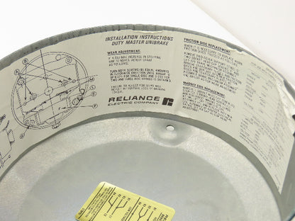 Reliance F51A0324M-TW Duty-Master Unibrake 230/460V 3 lb-ft Torque 1 Ph 60Hz