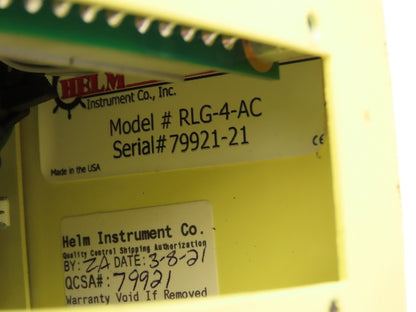 Helm RLG-4-AC Loadgard Tonnage Monitor Bluetooth 4-Channel  -No Key-
