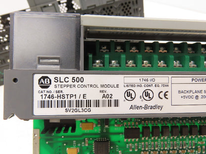 Allen Bradley 1746-A10 1746-P2 SLC 500 Power Supply 10-Slot I/O Chassis Rack