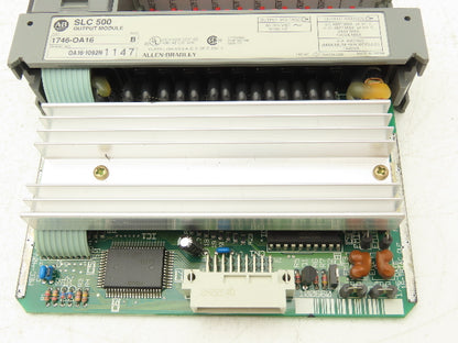 Allen Bradley 1746-A10 1746-P2 SLC 500 Power Supply 10-Slot I/O Chassis Rack