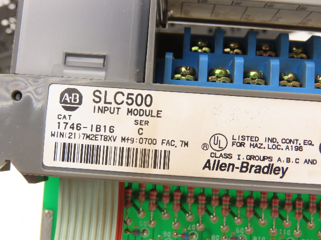 Allen Bradley 1746-A10 1746-P2 SLC 500 Power Supply 10-Slot I/O Chassis Rack