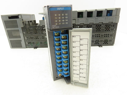 Allen Bradley 1746-A10 1746-P2 SLC 500 Power Supply 10-Slot I/O Chassis Rack