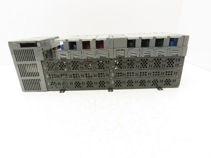 Allen Bradley 1746-A10 1746-P2 SLC 500 Power Supply 10-Slot I/O Chassis Rack