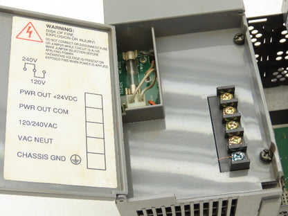Allen Bradley 1746-A10 1746-P2 SLC 500 Power Supply 10-Slot I/O Chassis Rack